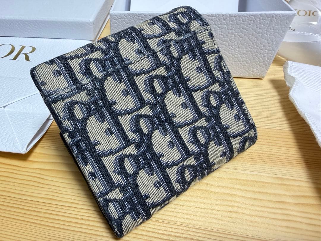 Saddle Lotus ウォレット　ディオール オブリーク ジャカード