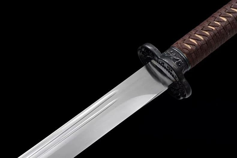 【雁翎刀】 繍春刀 牛尾刀 苗刀 手鍛造打 鋼刀 冷兵器 古兵器 武具 刀装具