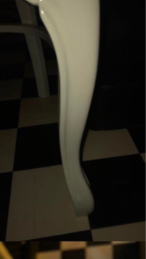 希少 廃盤♦️ロココ　アンティーク猫脚チェア♦️ホワイト✨未使用♦️送料込