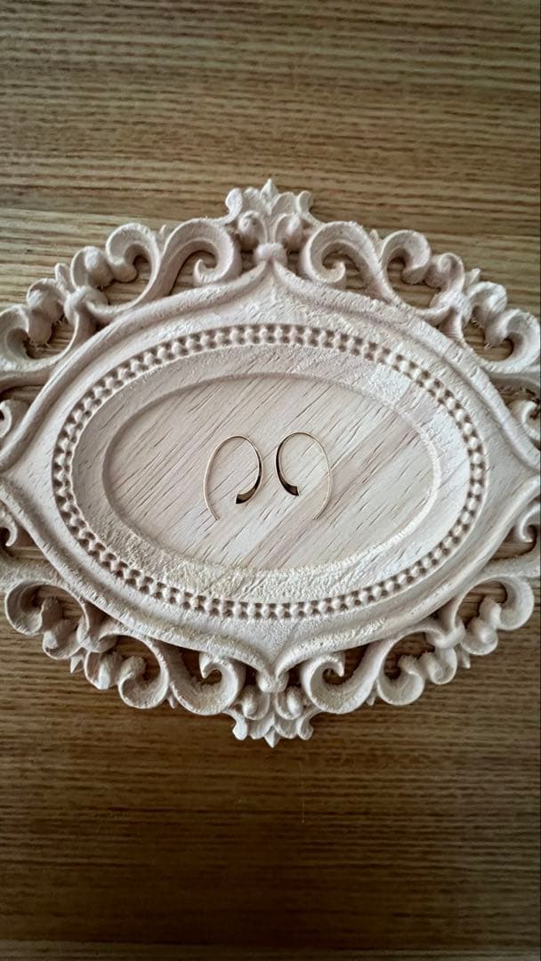 美品　キュイキュイ　K18YG フープピアス