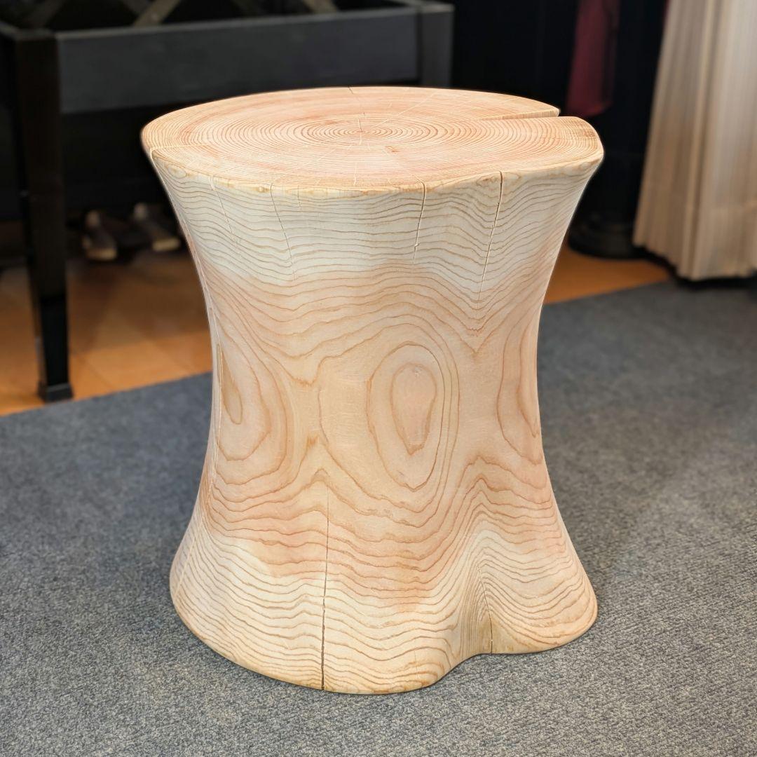 outdoorman　檜③　丸太　椅子　スツール　テーブル　高さ約40㎝