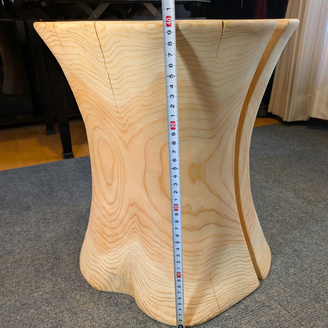 outdoorman　檜③　丸太　椅子　スツール　テーブル　高さ約40㎝