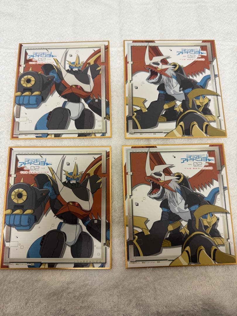 デジモン　THE BEGINING 色紙　16枚セット