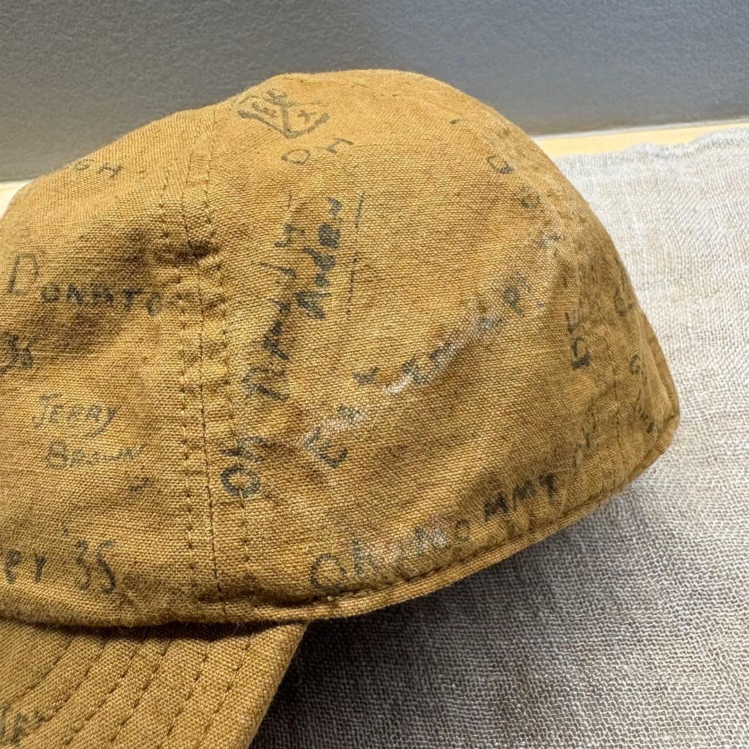 デニム&ダンガリー　落書き柄　ベースボールキャップ　サイズ50