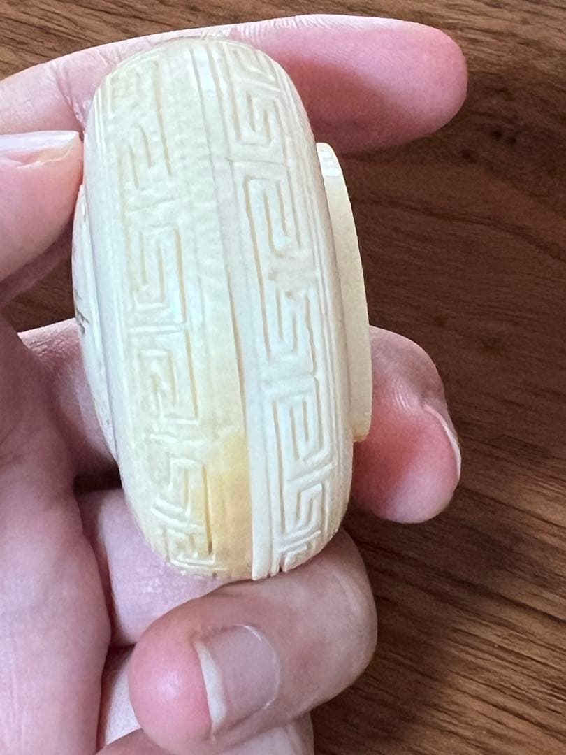 マンモス朱泥入り　アンティーク