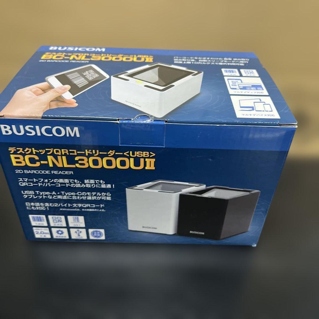 ビジコム 卓上QRコードリーダー 日本語取説/国内サポート eチケット