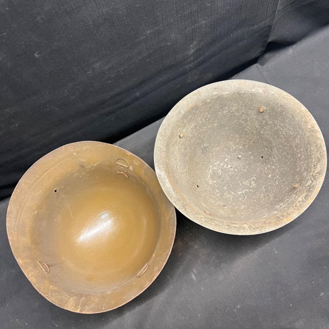 〇Bi1085 鉄帽 日本陸軍 ヘルメット 3点まとめ アンティーク