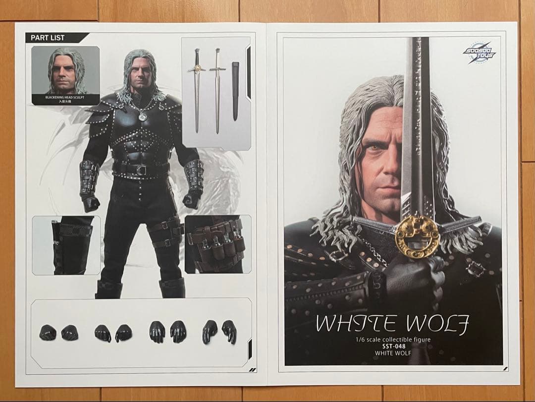 Soosootoys ウィッチャー 未塗装ヘッド付 ホットトイズ系
