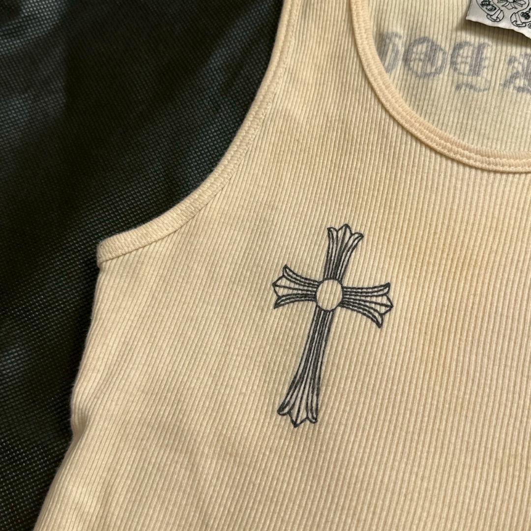 クロムハーツ オールドTバーロゴプリント ノースリーブ タンクトップ