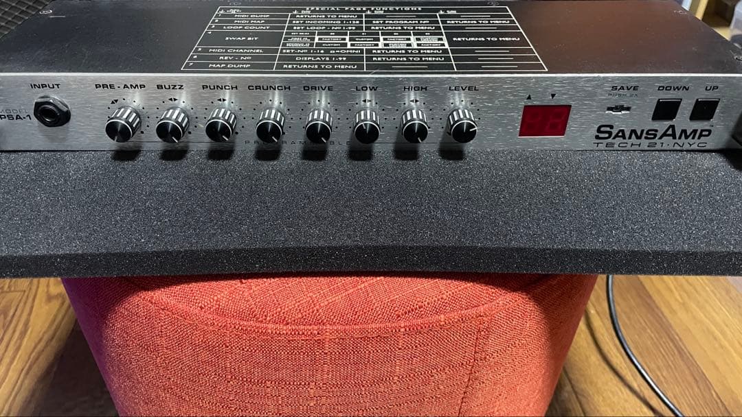 【動作確認済・レア】 TECH21 SANSAMP PSA-1