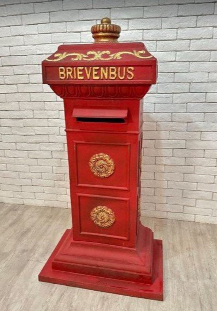 【東京都内23区配送無料】アンティーク 1900年　オランダ　公共　郵便　ポスト