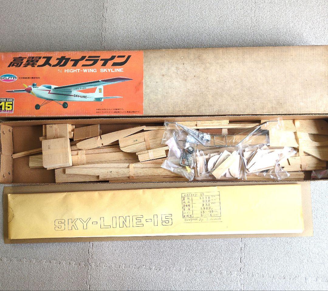 スカイライン 木製模型 1/72