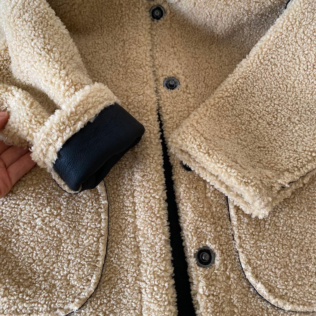 the new society ボアジャケット