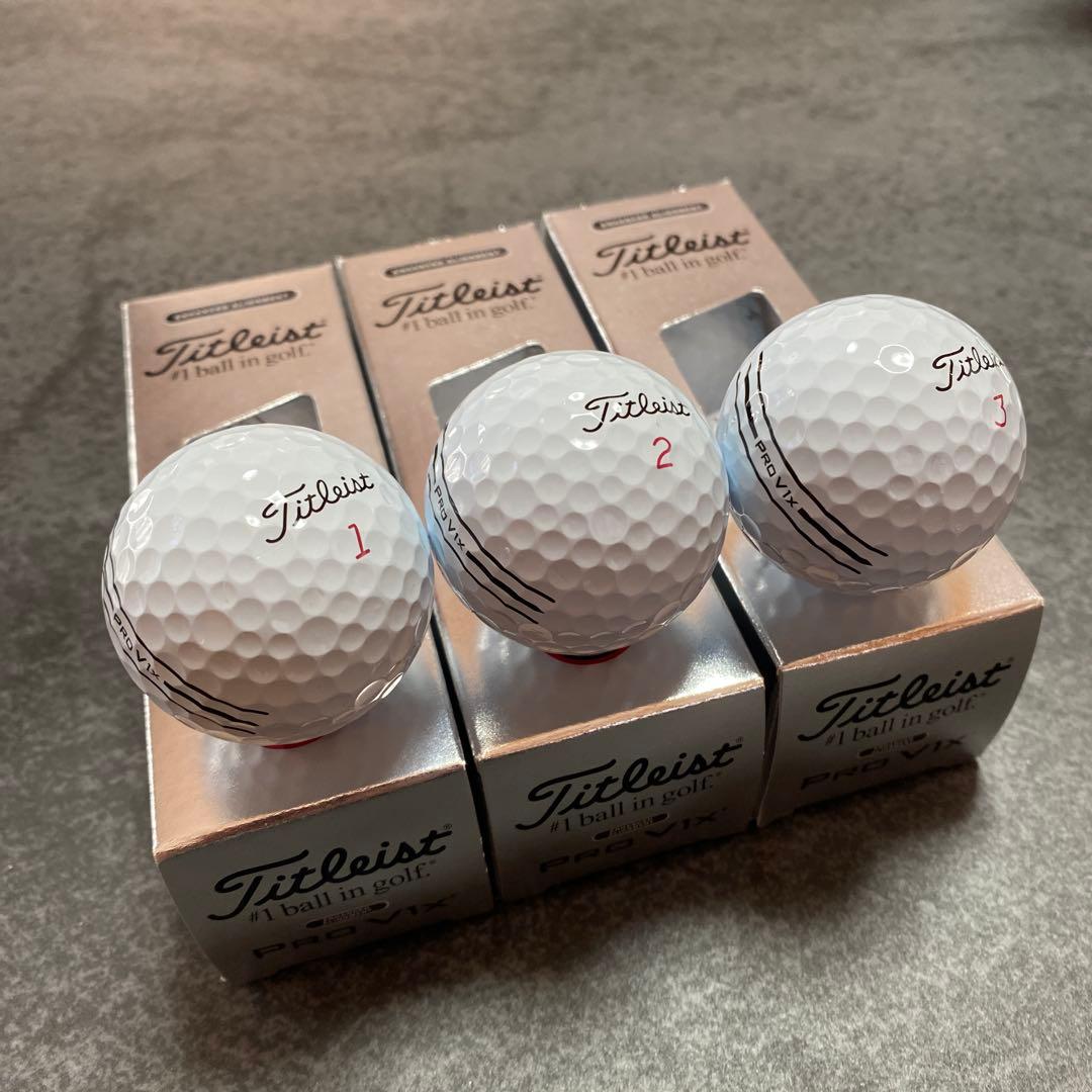 【新品】タイトリストv1x エンハンスド アライメント他 6スリーブ まとめ売り