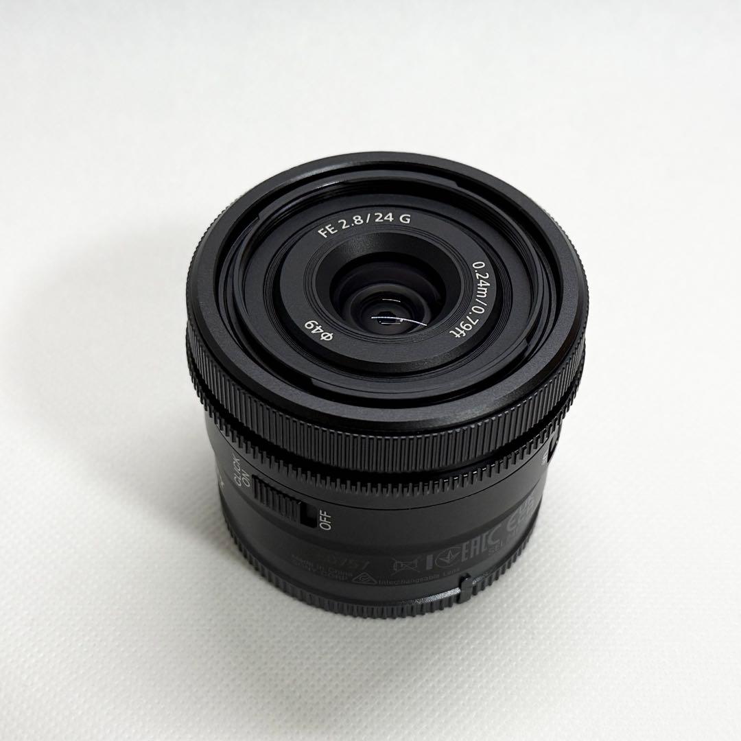 未使用 SONY FE 24mm F2.8 G 単焦点レンズ SEL24F28G