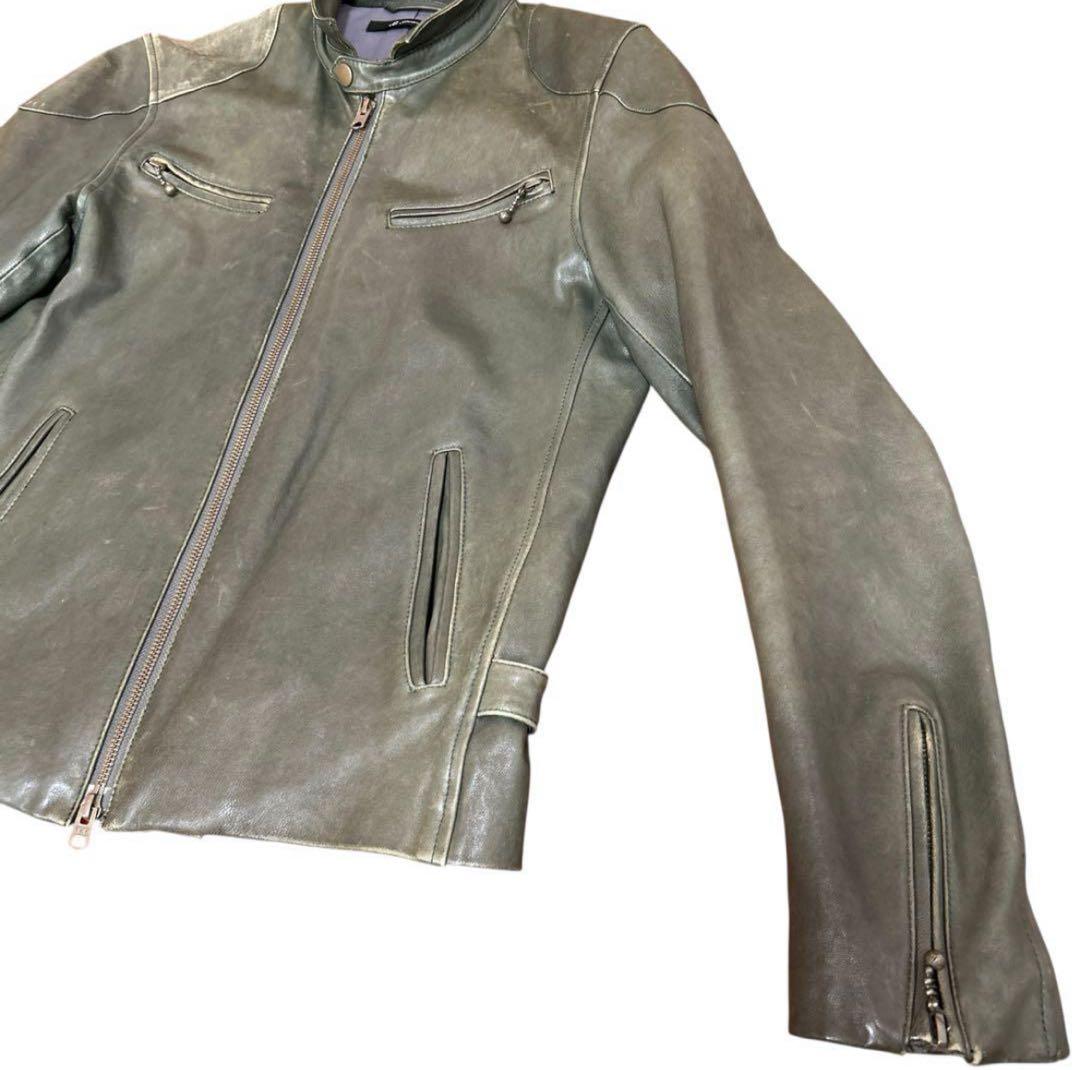 johnbull⭐︎M ジョンブル シングルライダース レザージャケット 羊革