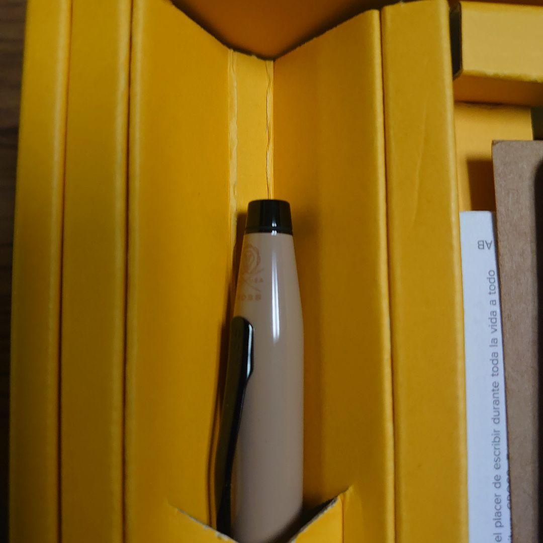 【新品★未使用】CROSS ネイビー レザーケース ボールペン