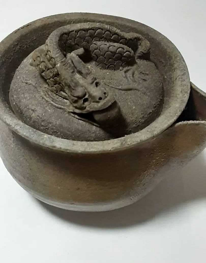 【備前焼】　龍　茶器　茶道具　急須