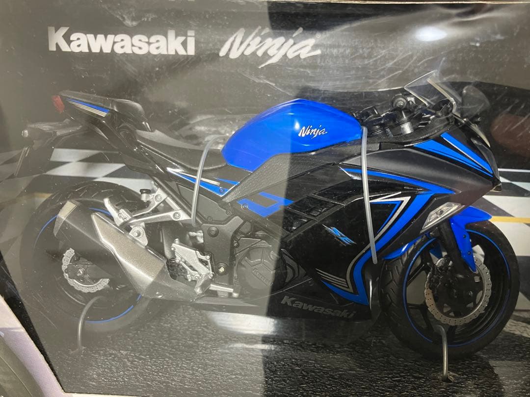 Kawasaki Ninja250SE ブルー　限定版　1/12完成品バイク