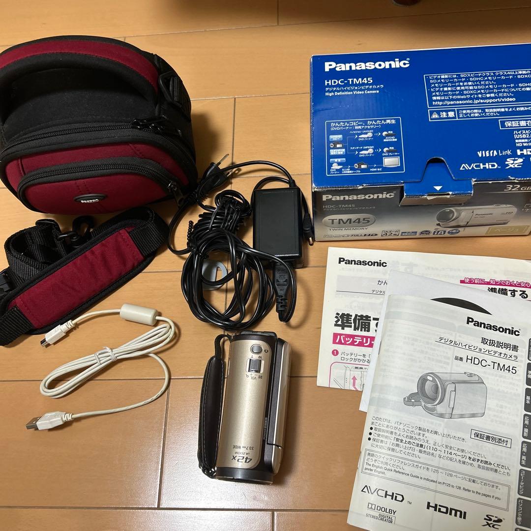 パナソニック　デジタルハイビジョンビデオカメラHDC-TM45