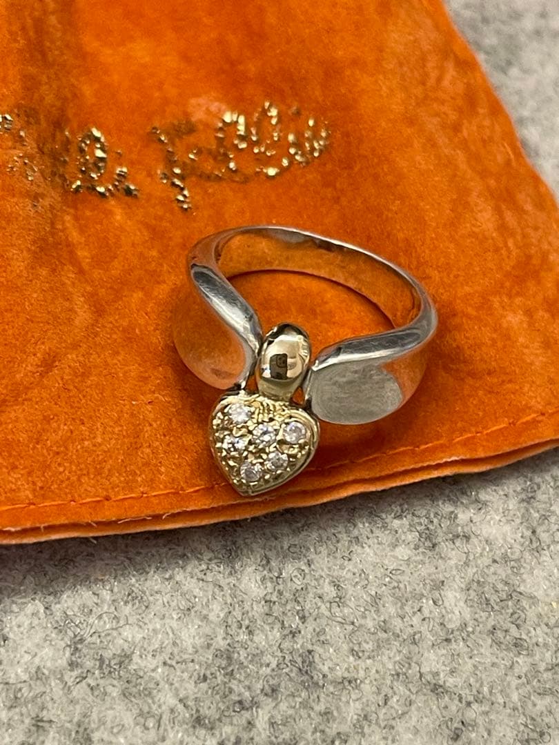 Folli Follieフォリフォリ　リング　リバーシブル　指輪　925/750