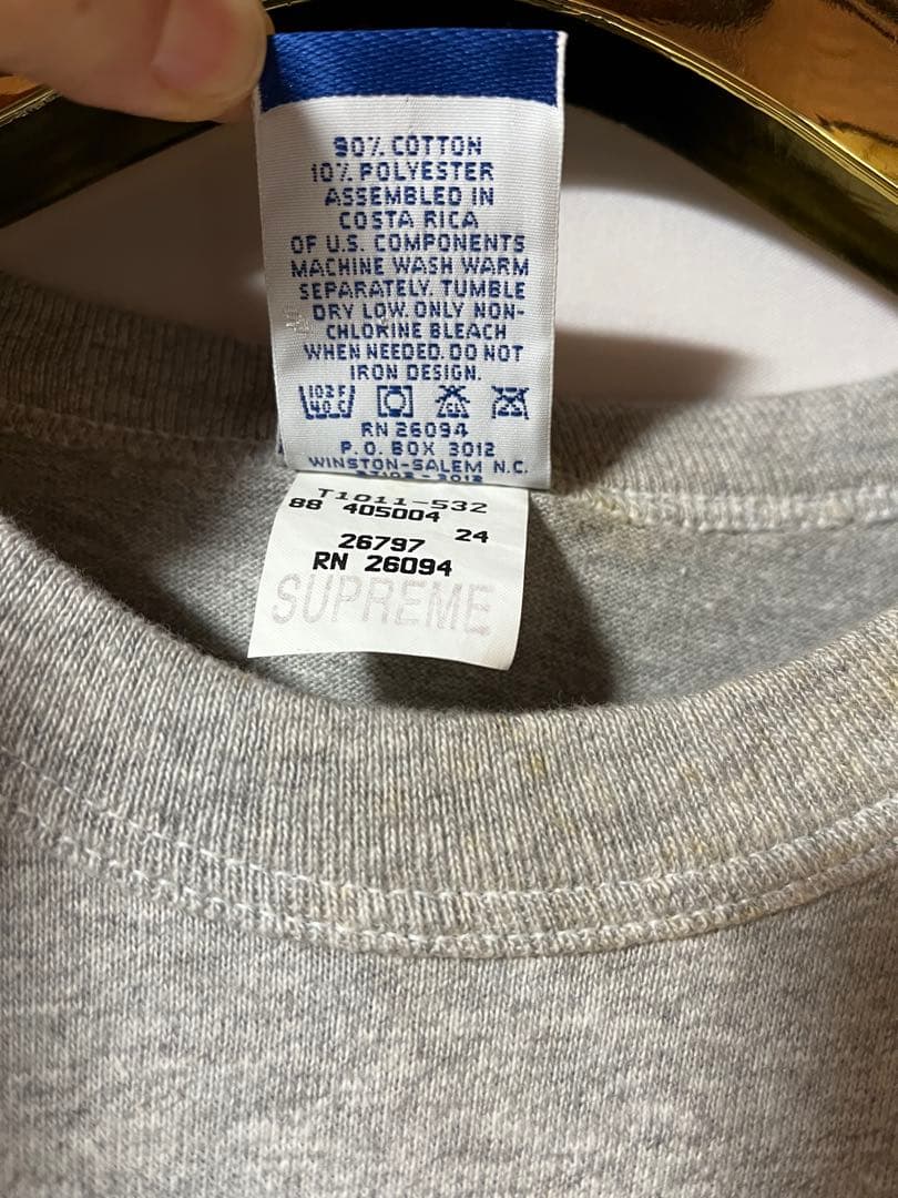 90's Supreme x Champion Lサイズ ヴィンテージTシャツ