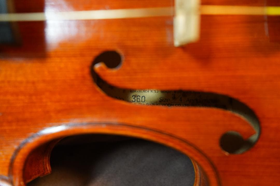 良音　SUZUKI　スズキ　バイオリン　No.360 3/4　黄金期