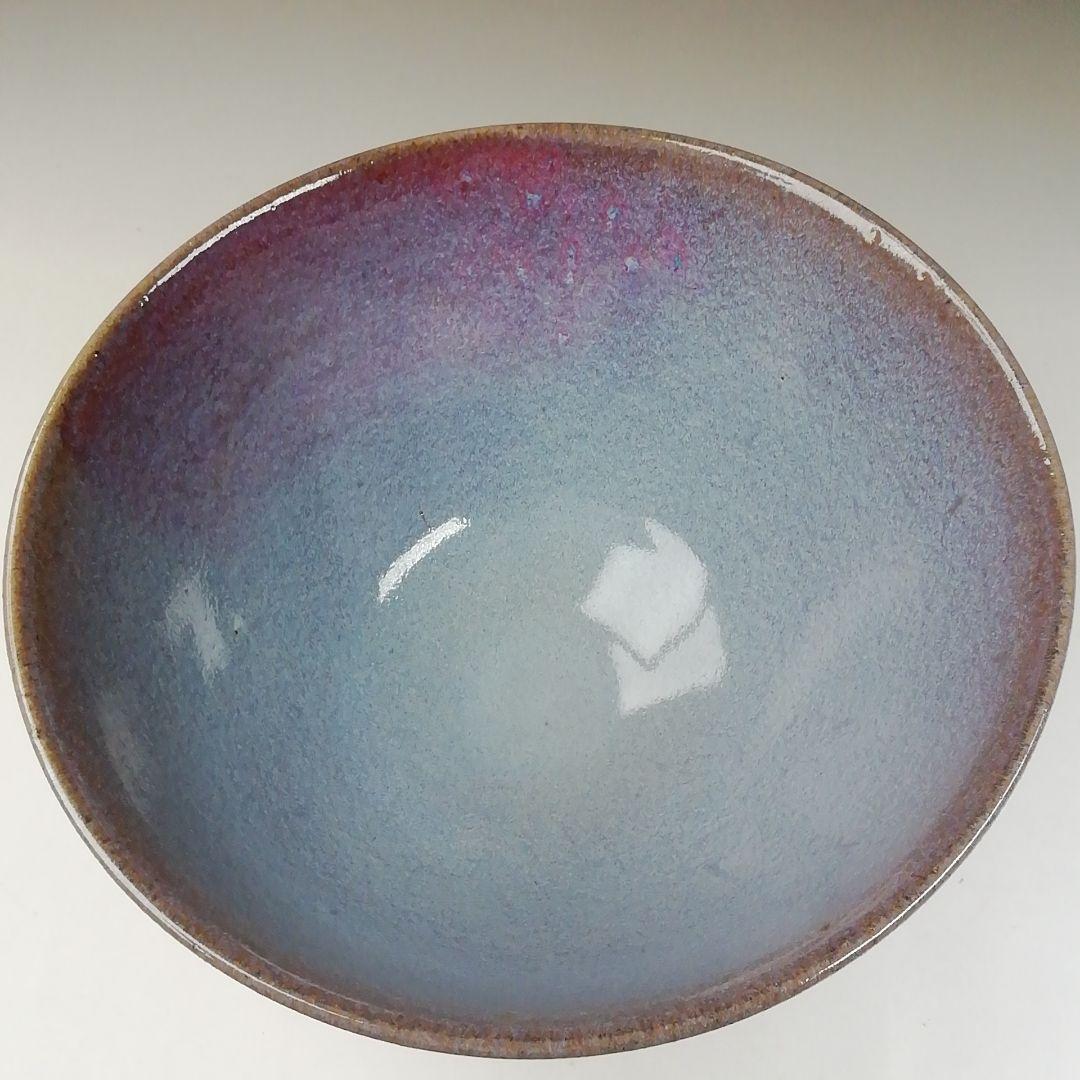 Ｔ５３６　茶碗　『大山焼』『久古窯　鈴木敏之』　共箱　抹茶碗　茶道具