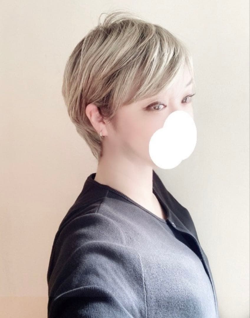 ひとみ　マリブ　ショート　ブロンドグラデーションカラー