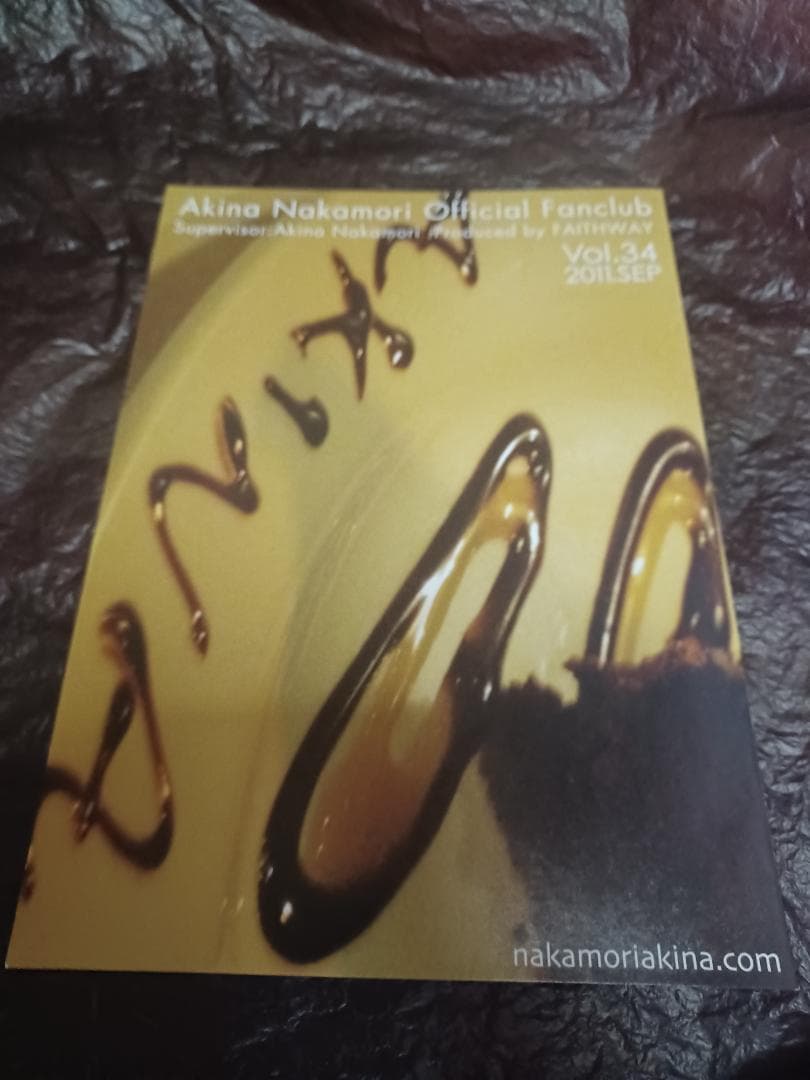 中森明菜『FAITHWAYファンクラブ会報4冊』