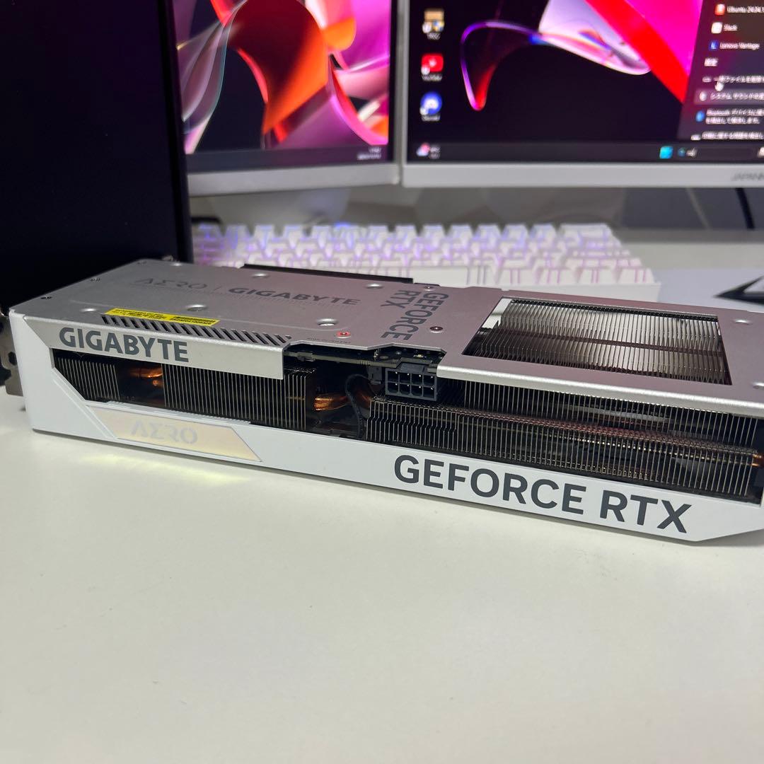 グラフィックボード・グラボ・ビデオカード GIGABYTE GEFORCE RTX 4060ti 8GB Aero OC