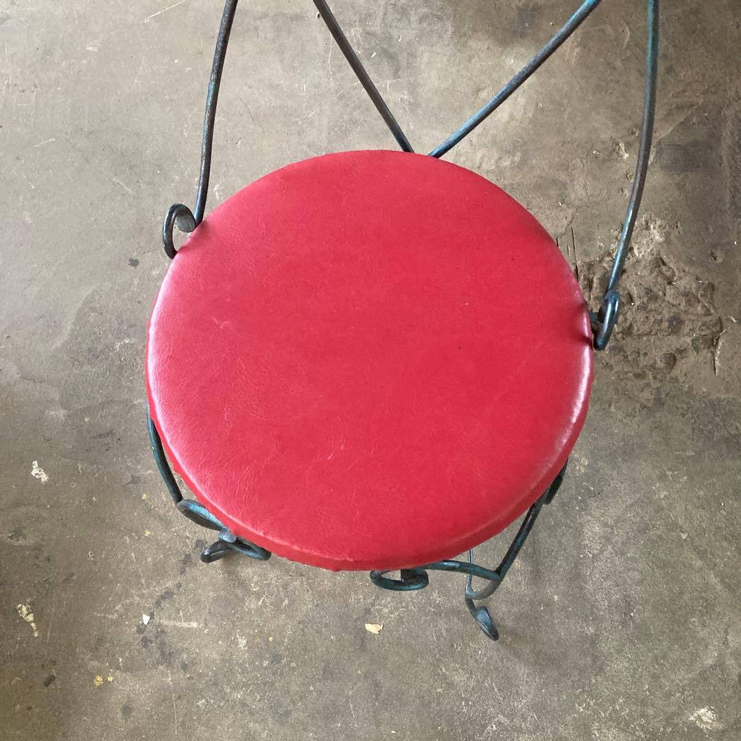 s*〉様 A 鍛造 アイアンフレーム 椅子 ガーデンチェア アンティーク チェア