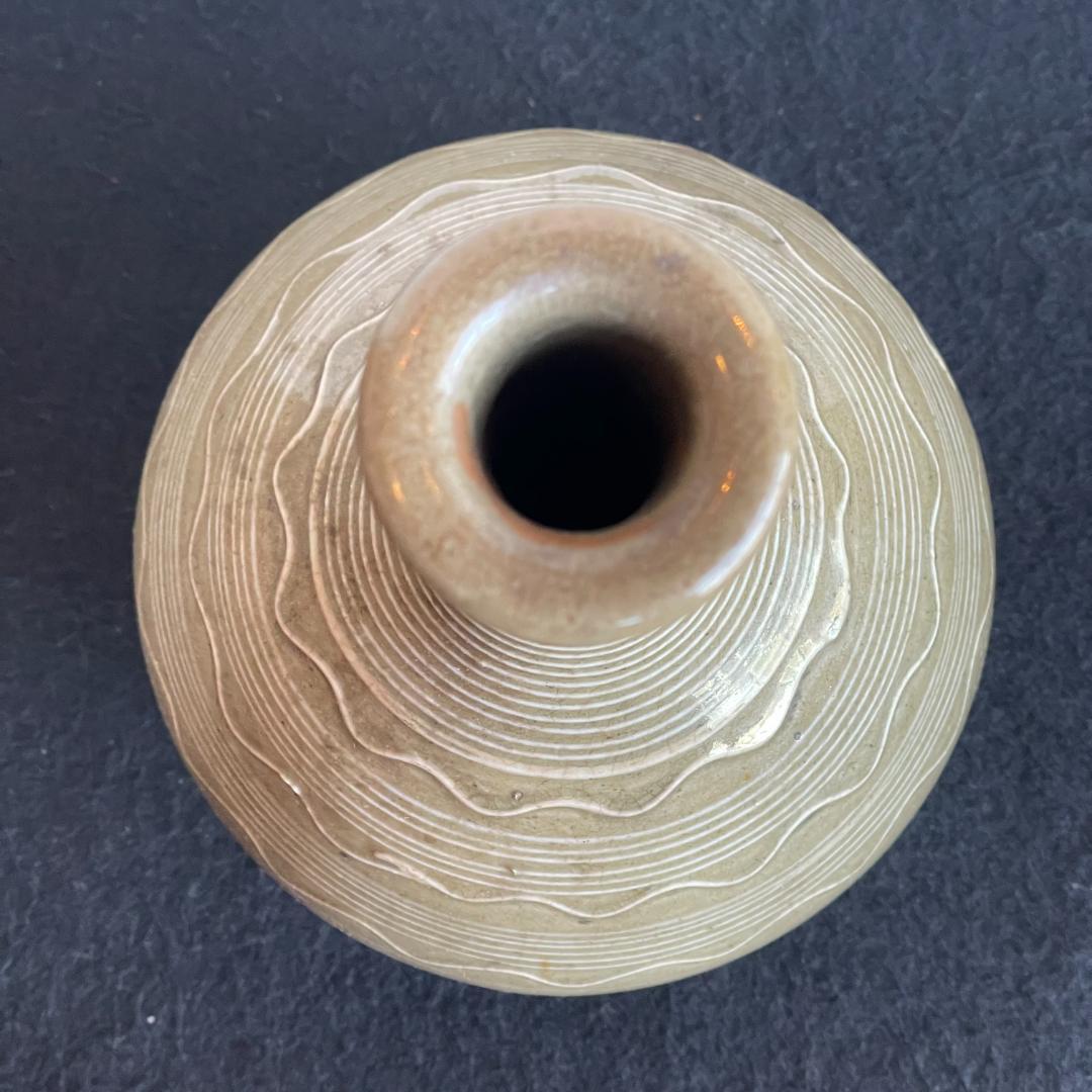 希少 古丹波焼 立杭焼 えへん徳利 酒器 イッチン 江戸期 飴釉 大型 花入