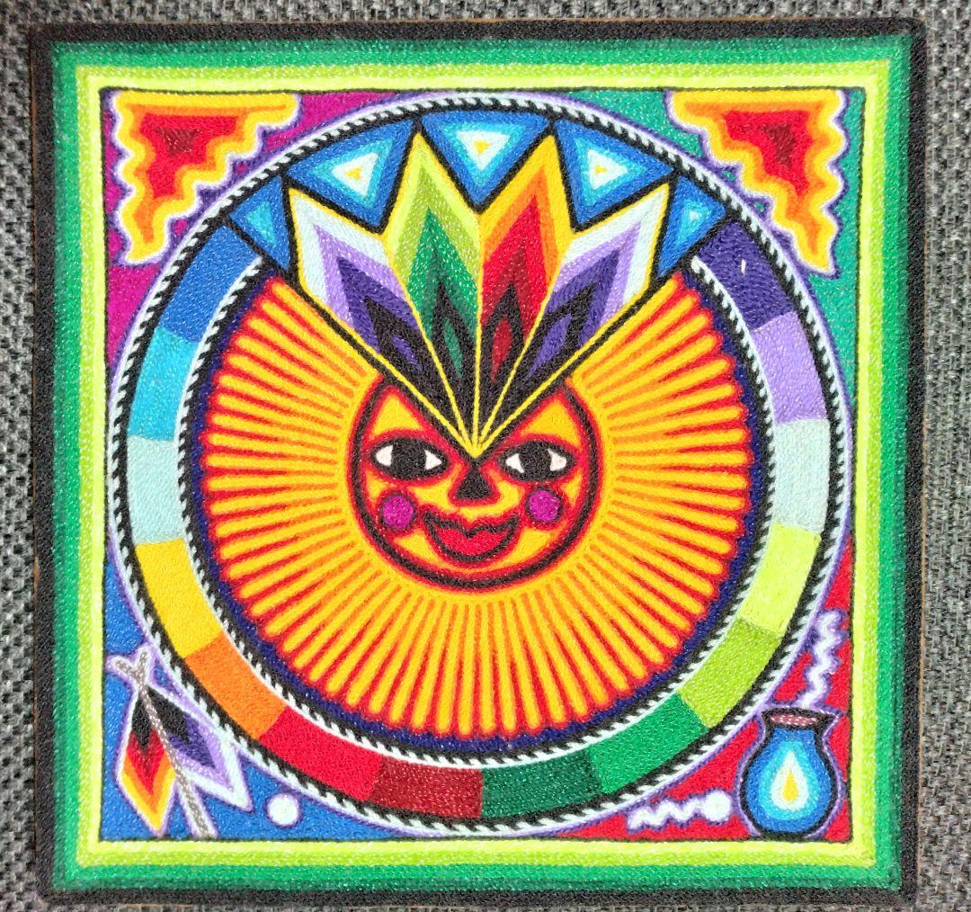 ウィチョル　ネアリカ　ヤーンアート　太陽　Tepchuano