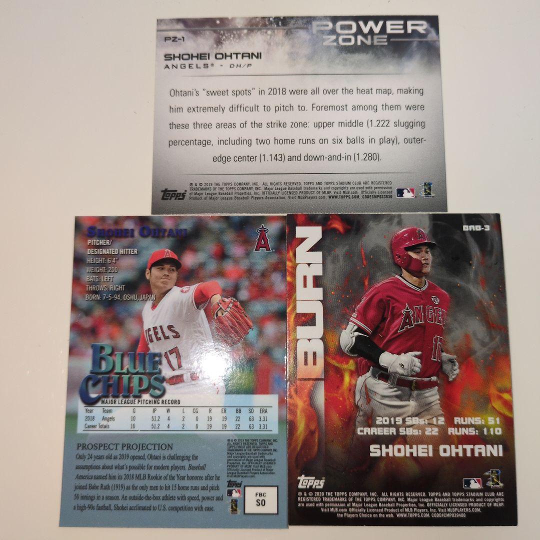 エンジェルス大谷翔平3枚セット