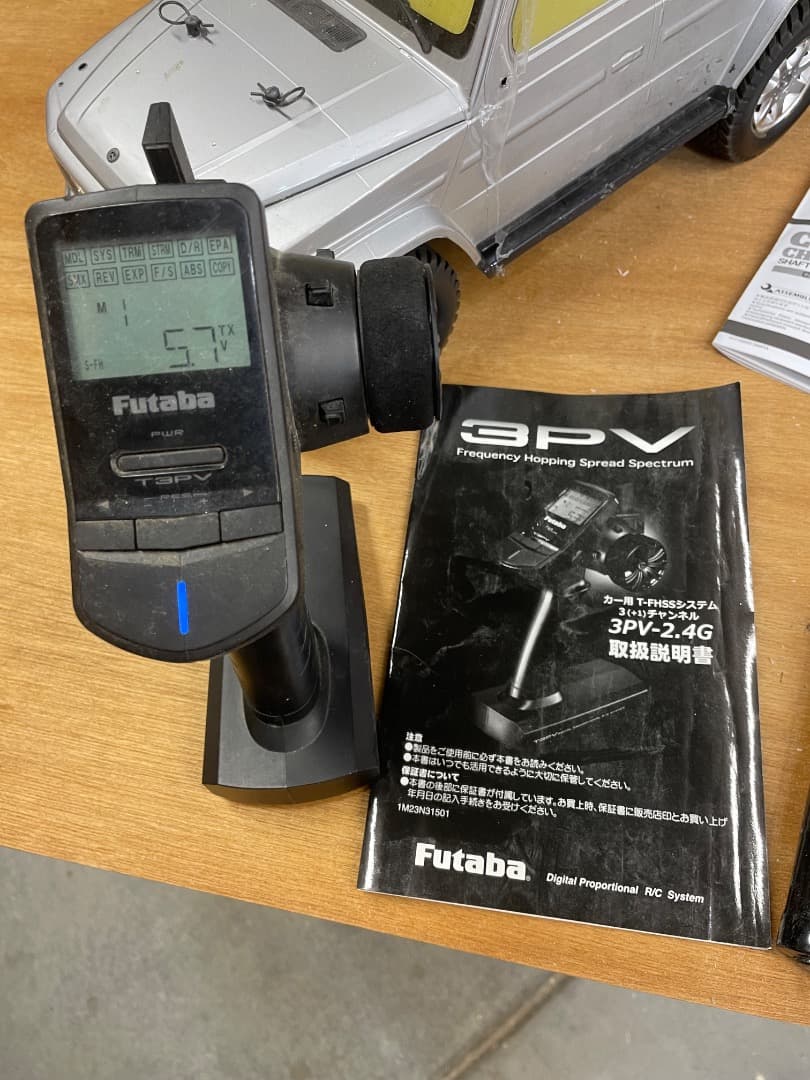 TAMIYA CC-02 シャーシ　フタバ　プロポ・バッテリー付き