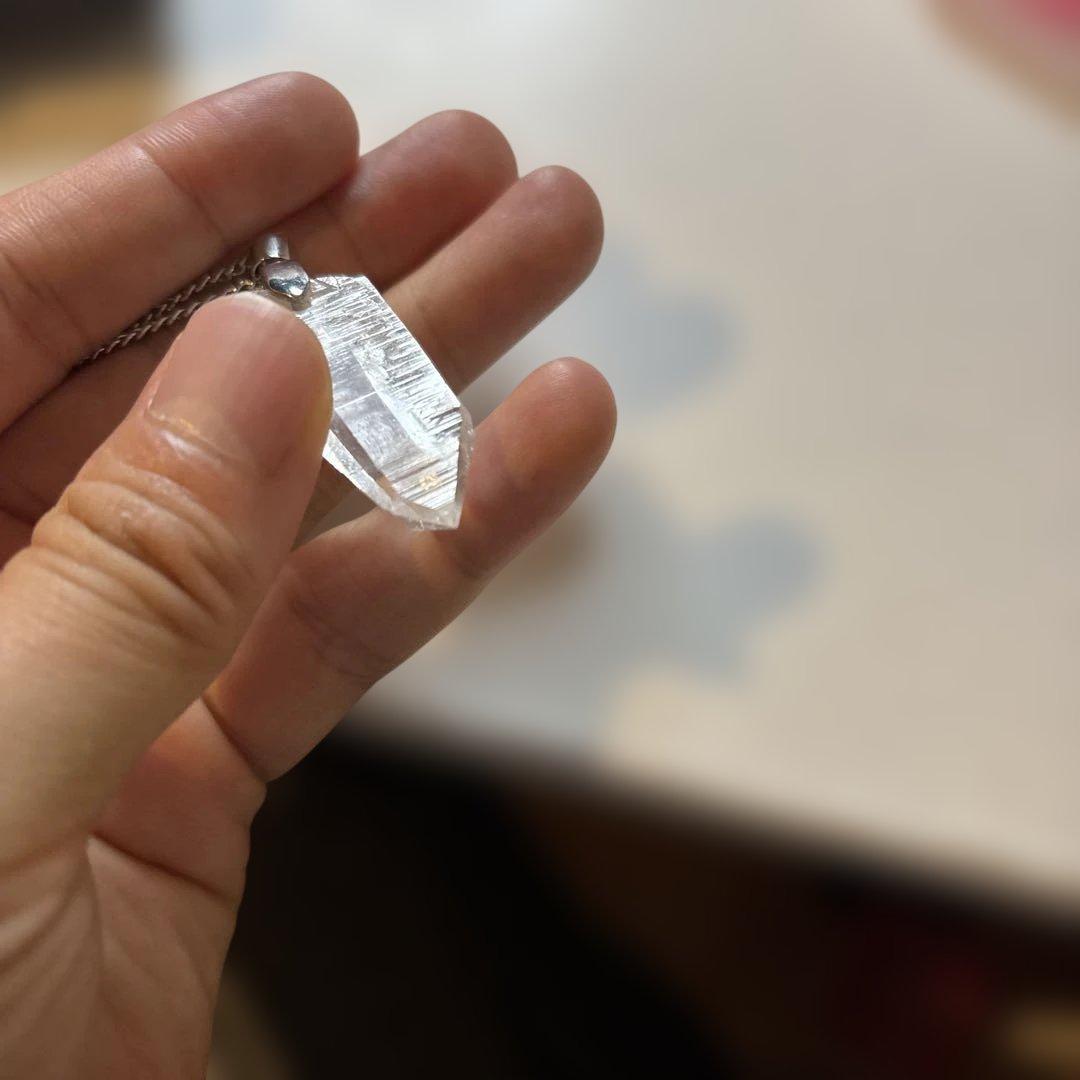 レムリアン水晶のネックレス！レムリアの記憶！すっごいパワー！特別な石！