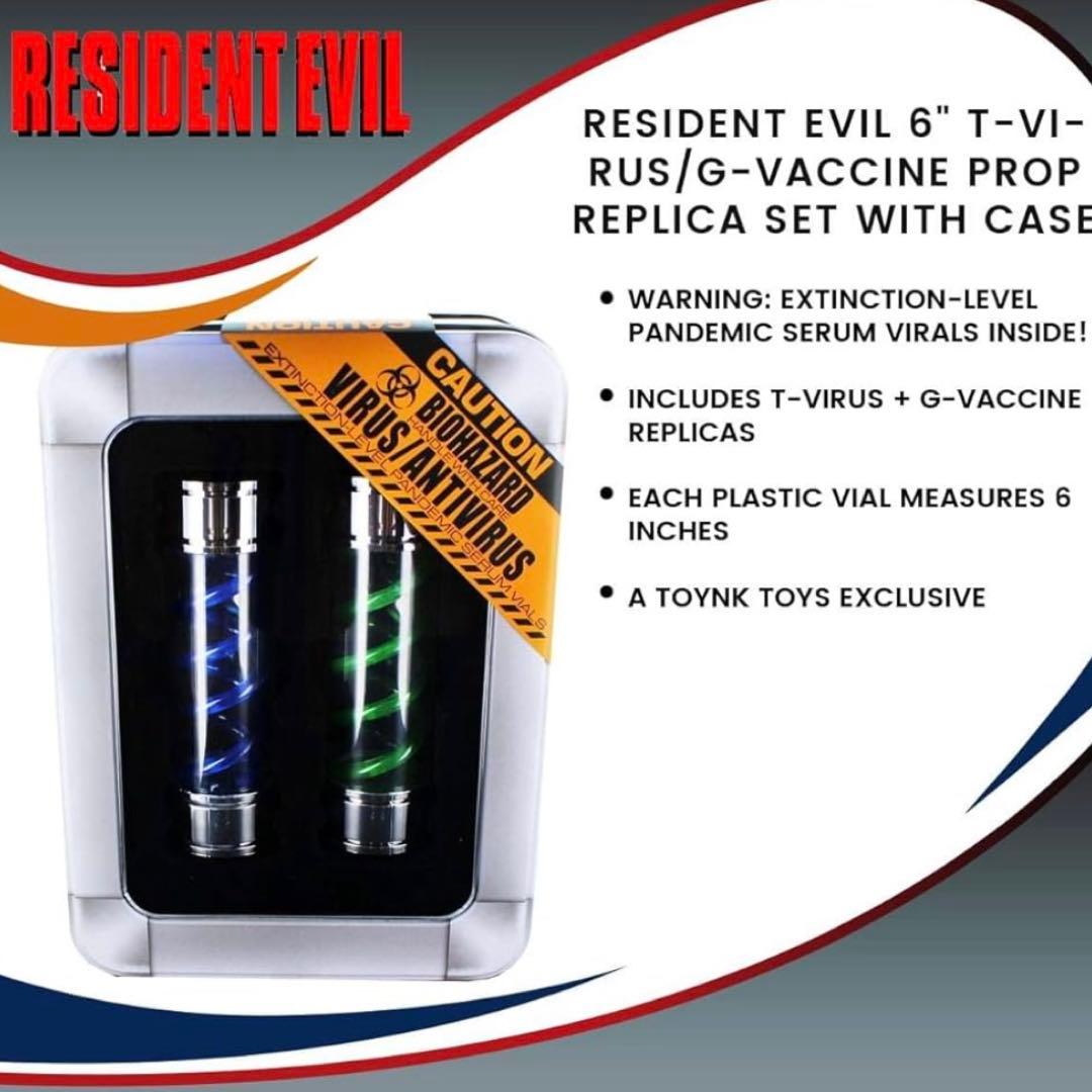 レプリカ セット インテリア置き物　バイオハザード　T-ウィルス/G-ワクチン
