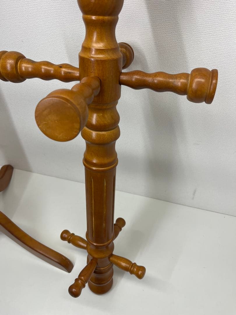 極太 ポールハンガー コートハンガー インテリア 木製 北欧 アンティーク