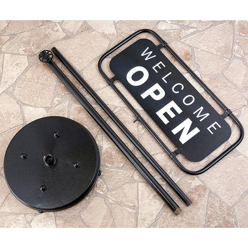 看板 オープン クローズド 両面 スタンド アンティーク サイズ調節可能 可愛い