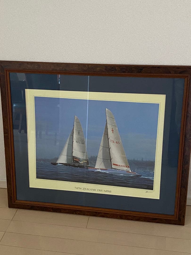 ルナ・ロッサプラダアメリカズカップAmerica's Cup絵画写実ヨットレース