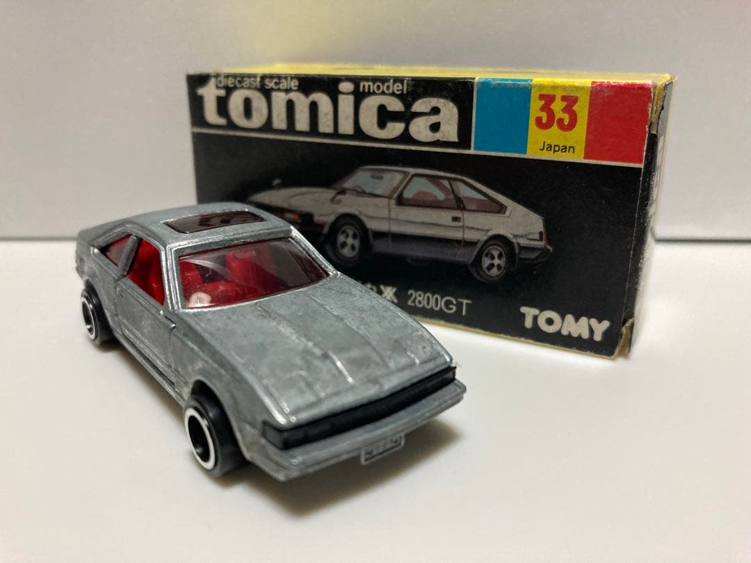 トミカ　No.33-4 日本製　セリカ　XX 2800GT 無塗装モデル