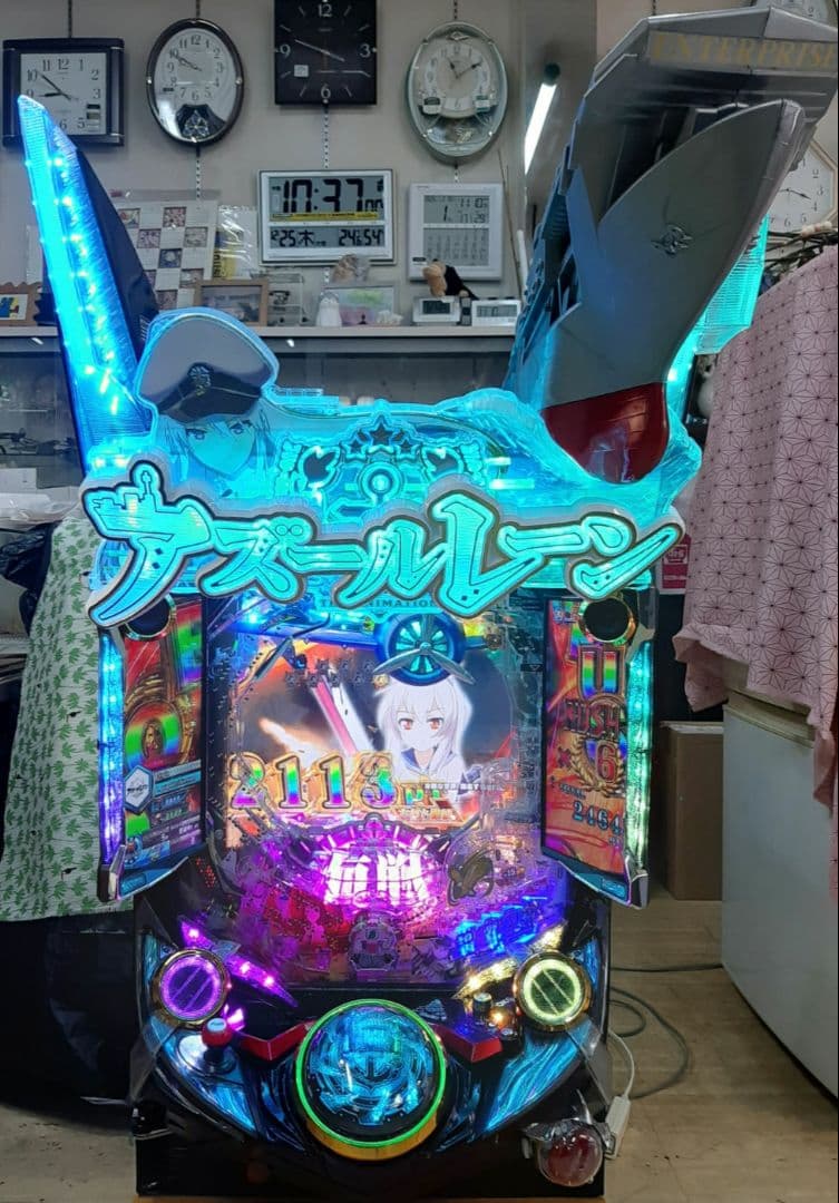 パチンコ実機　PアズールレーンTHE ANIMATION/循環/前面操作オート機