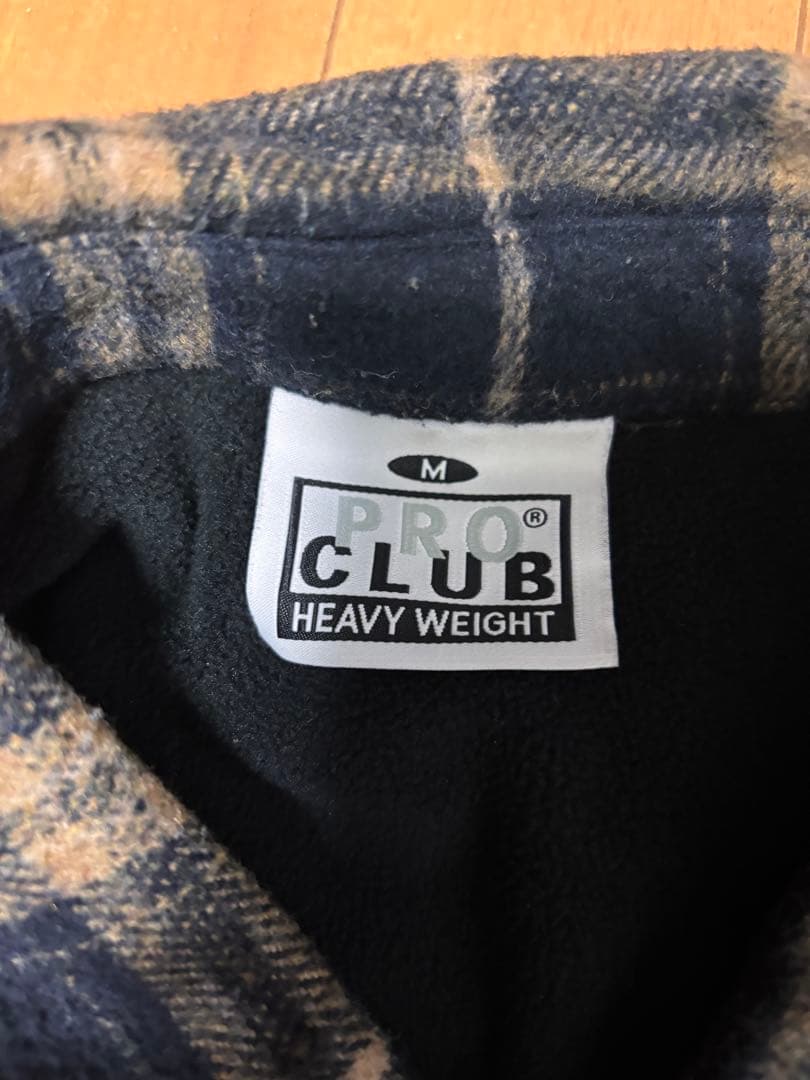 PRO CLUB フランネルシャツジャケット ネルシャツ ジャケット 美品USA