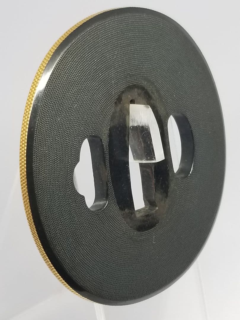 無銘 特別保存刀装具 安田 魚々子文図鐔 赤銅地 献上鐔 将軍家抱工 箱付