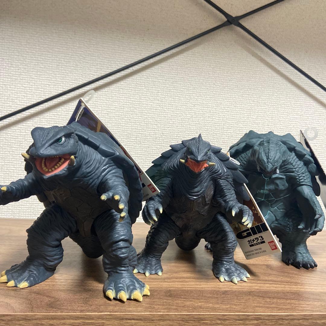 ムービーモンスターシリーズ　ガメラ　3個セット