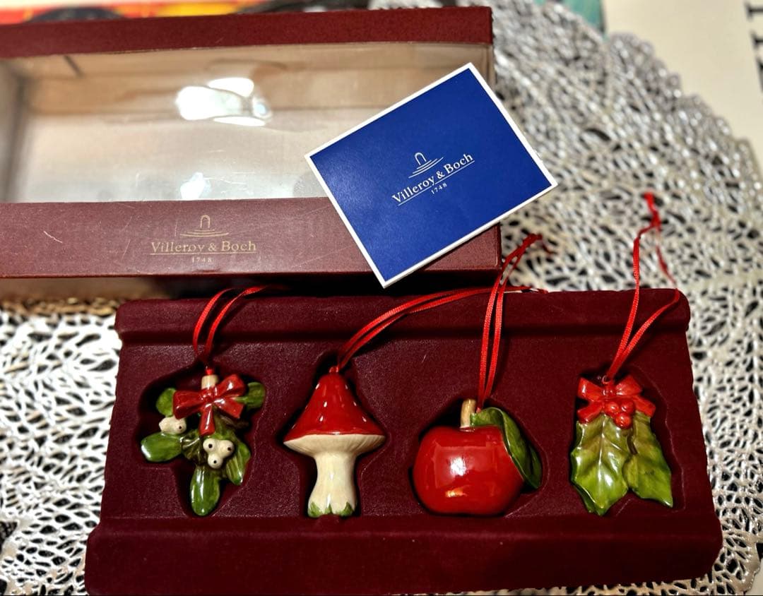【新品】❤︎希少❤︎ヴィレロイ&ボッホ★クリスマスオーナメント★4個セット