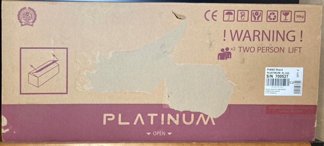 【引取可能】Monitor Audio PLATINUM PL100 ペア動作品