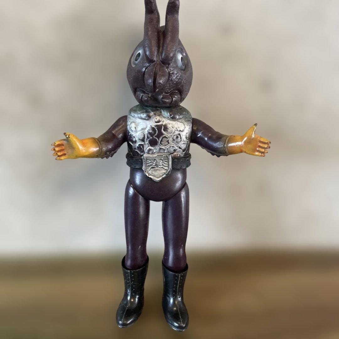 当時物　仮面ライダー怪人　アリキメデス　ソフビ