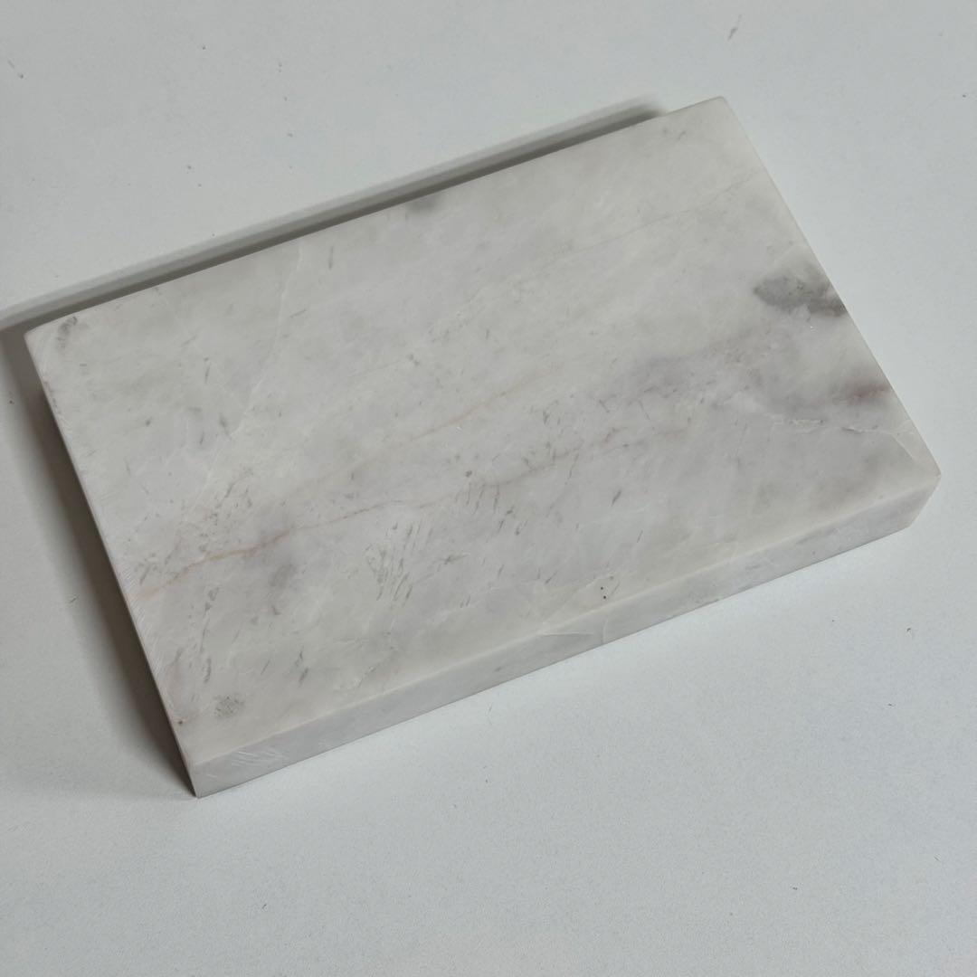 【希少】中国美術 斉白石 模写「蝦（エビ）」図 大理石 飾り石 豪華化粧箱入り